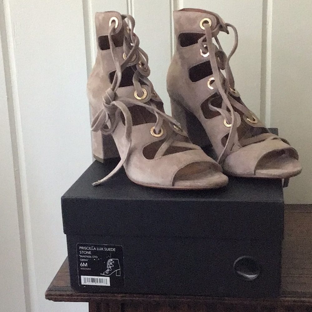 COACH PRISCILLA LUX SUEDE COLOR STONE NEW CONDITION - Picture 2 of 12